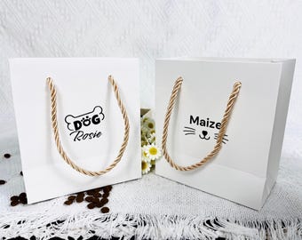 Personalized Dog Party Favor Bags: Pet Store Gift Packaging