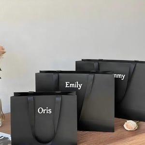 Bolsas de regalo personalizadas, Bolsas de regalo grandes, Bolsas de regalo para damas de honor, Bolsas de regalo para cumpleaños, Bolsas de regalo para despedidas de soltera, Bolsas de agradecimiento corporativas