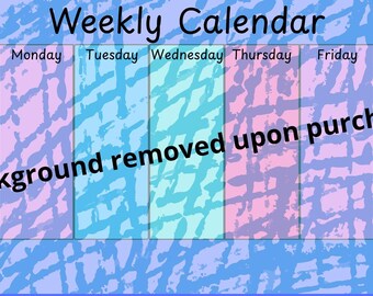 Simple Weekly Planner Printable