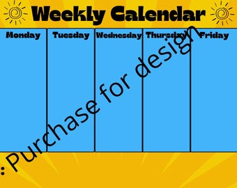 Weekly Planner – Sunshine Theme | Printable PDF