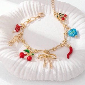 Handcrafted charm bracelet