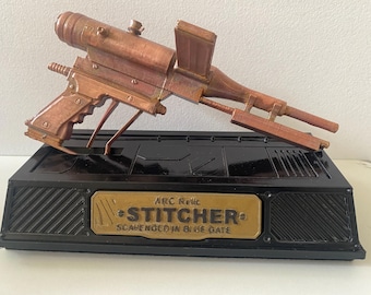 Arc Raiders Stitcher Display Prop | Real Copper Plated Desk Collectible | Blue Gate Relic Statue