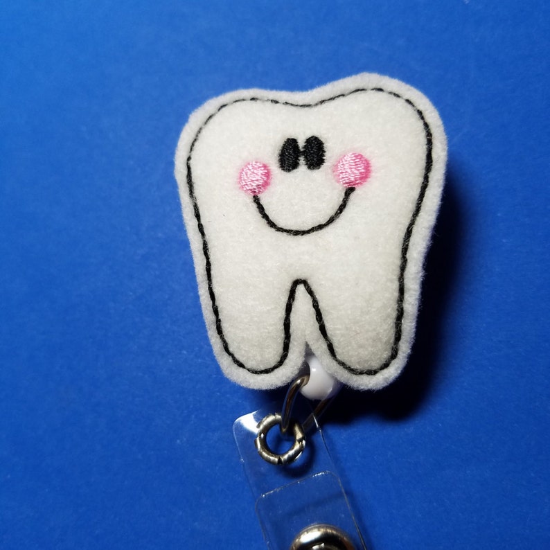 Dental Assistant Ortho Hygienist Name Badge Reel With Clip Etsy