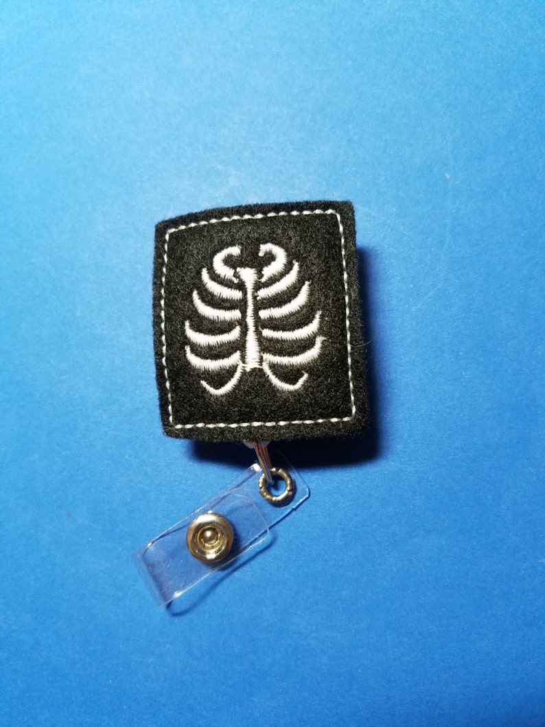 Xray Tech Radiology Name Badge Reel With Clip Etsy