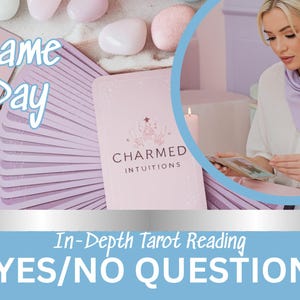 Lectura de Tarot con Pregunta Sí/No, Una Pregunta Sí/No, Lectura de Cartas del Tarot Psíquico, Orientación Espiritual, Lectura el Mismo Día