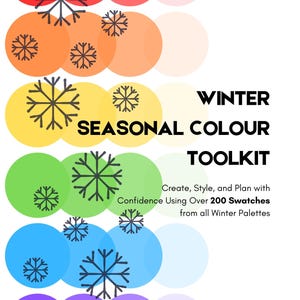 Full Winter Seasonal Colour Palette Toolkit + Project Planner