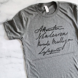 Hamilton Roll Call Signature Shirt