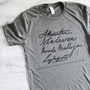 Hamilton Roll Call Signature Shirt