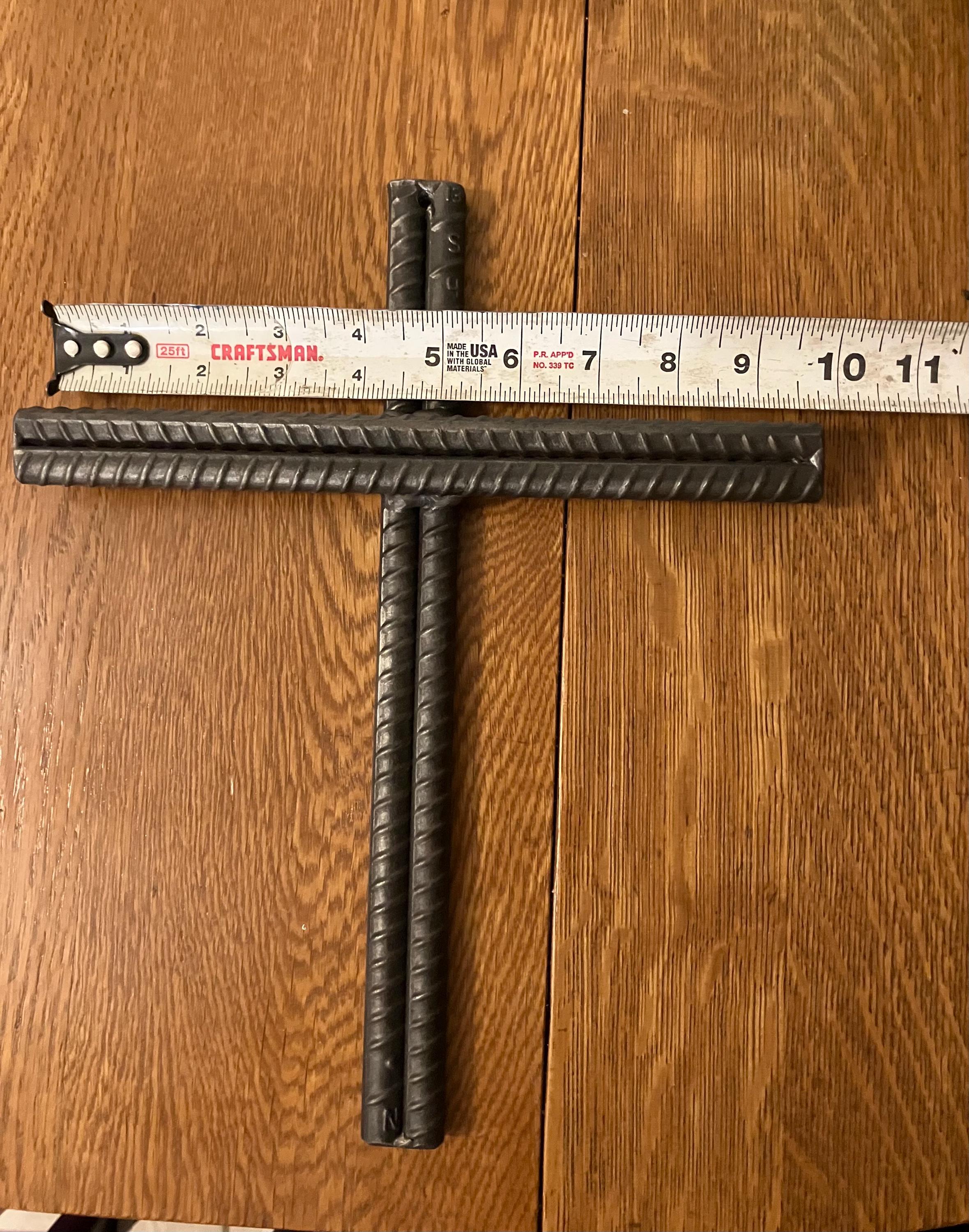Rebar Steel Cross - Etsy