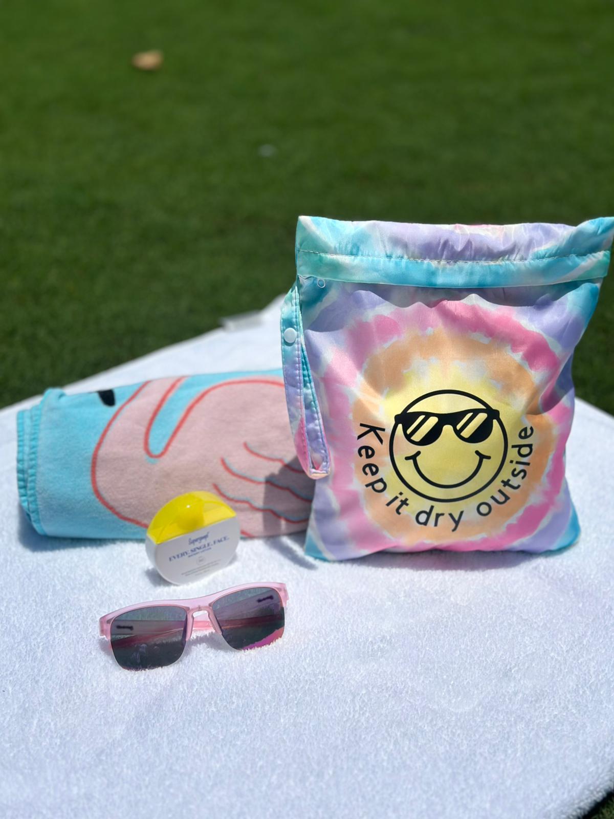 Wet Bag - "Keep it Dry Outside" Waterproof Bag for Swimsuit, Beach or Pool Essentials