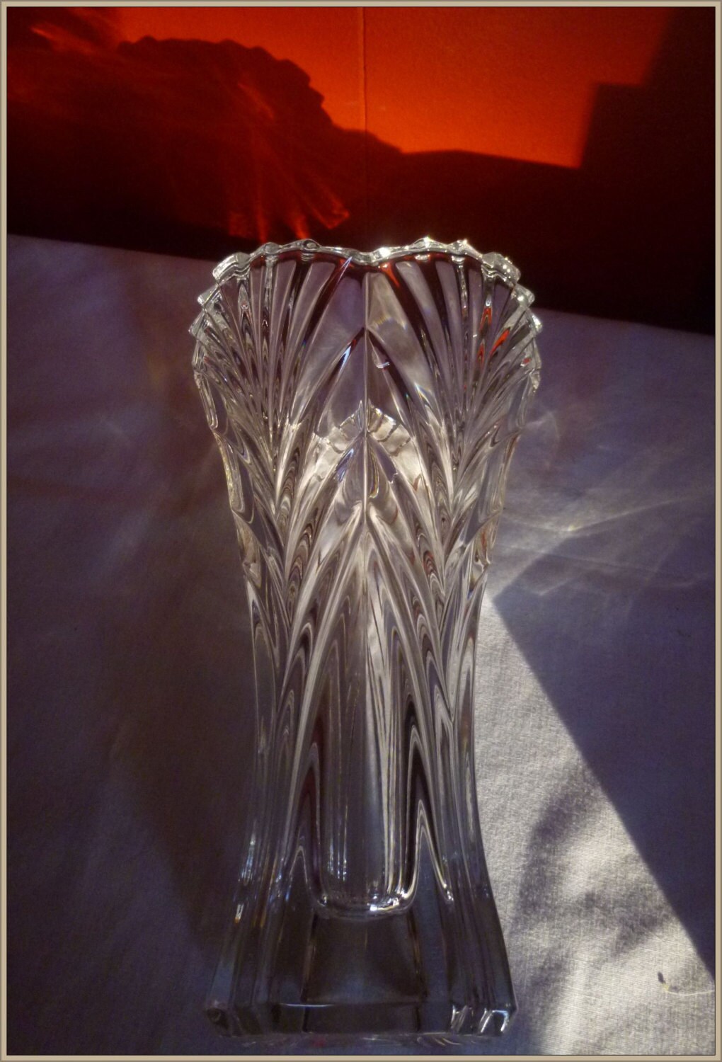 Crystal Vintage Vase by Noritake Crystal Treasury Etsy