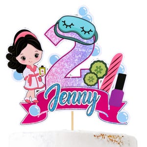 Spa Cake Topper