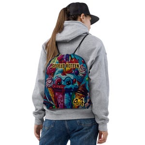 BLUECHERRY DRAWSTRING BAG