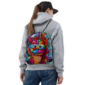 PINKYEYES DRAWSTRING BAG