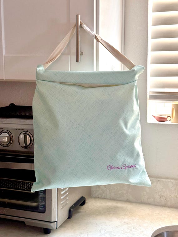 Personalized Beeswax Bread Bags with Name Embroidery, Reusable Sourdough Bread Bag, Cotton Beeswax Storage, Christmas Gift for Her