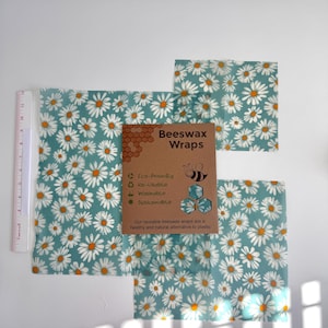3-delig startpakket bijenwasverpakking - herbruikbare, milieuvriendelijke, voedselveilige zelfgemaakte wraps voor keukenopslag - geen afval - uniek cadeau bijen