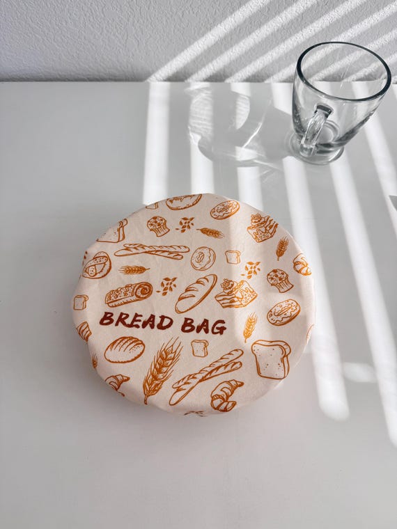 Reusable Bowl Covers Bread Proofing Cover Bread Baking Supplies, Reversable Washable Bowl Dish Cover Zero Waste Christmas Gift Housewarming