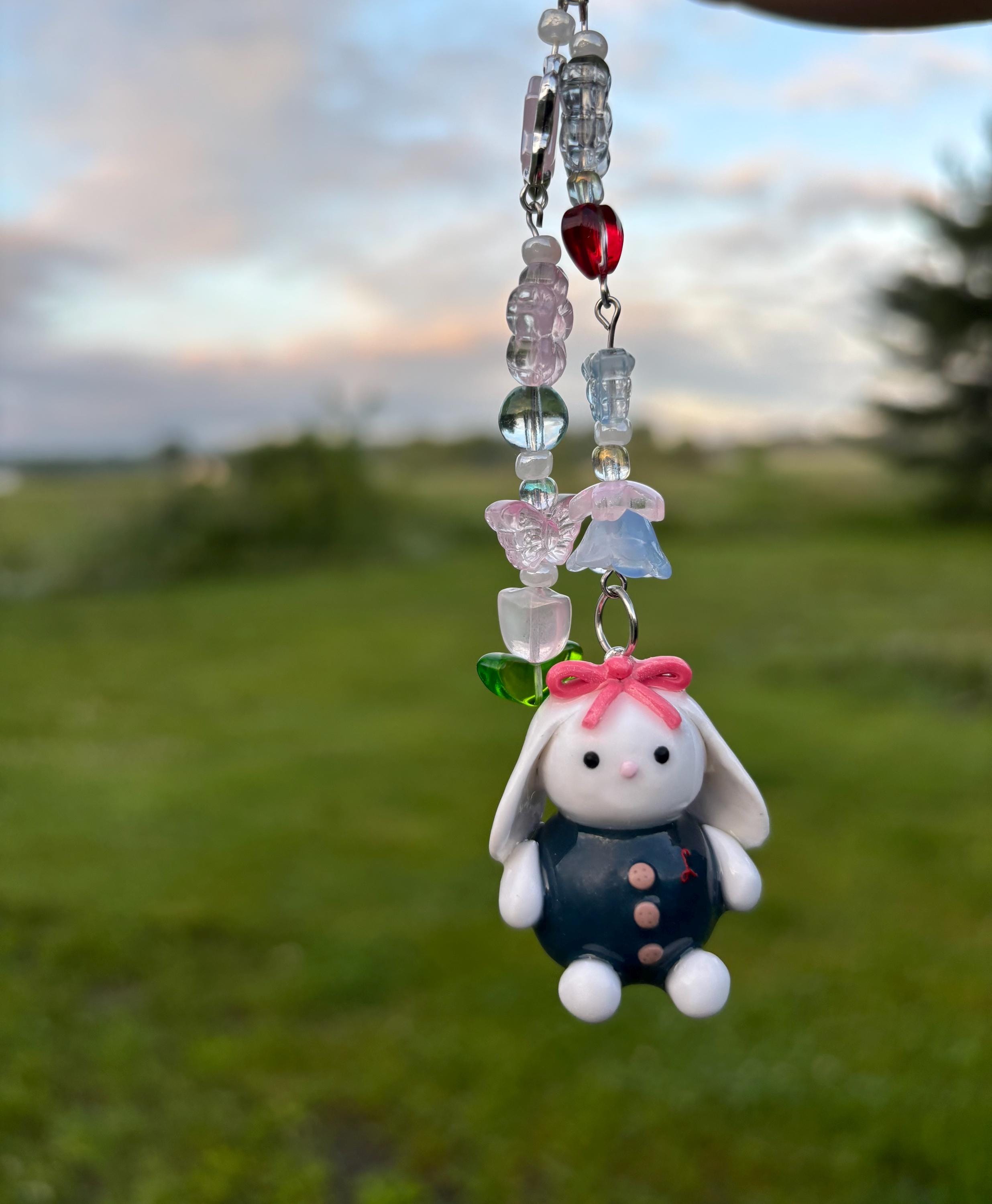 Mei Mei Bunny Keychain - Etsy