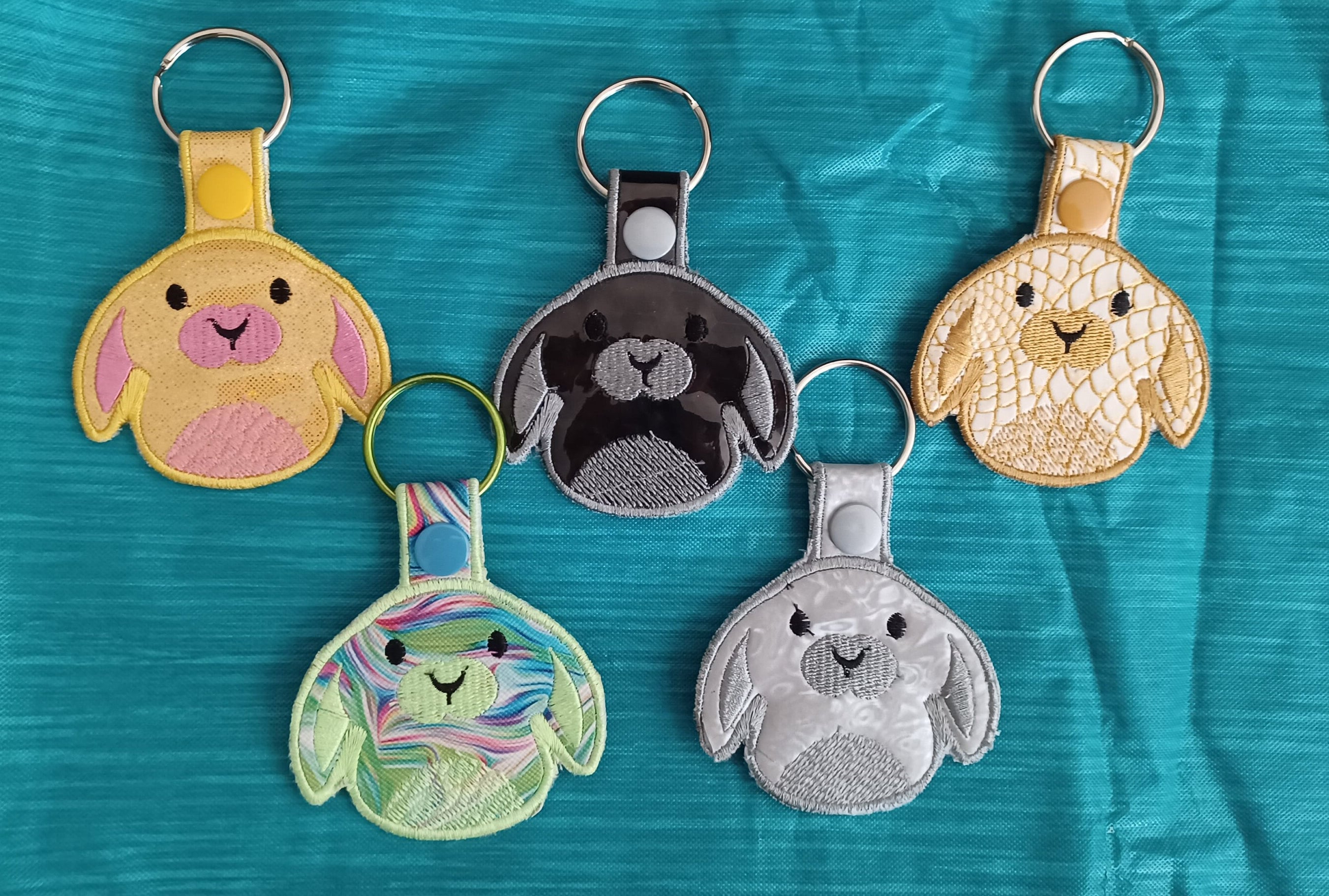 Lop Eared Rabbit Keychain - Etsy