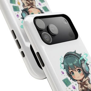 Chibi Coder Girl Code & Quest Phone Case | Impact-Resistant Case