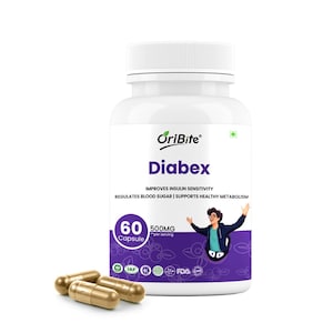 Diabex Capsules: Helps to Manage Blood Sugar Level 500 MG natural support for balanced blood sugar