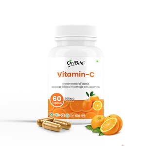 Vitamin-C Capsules Boosts Immune System Health