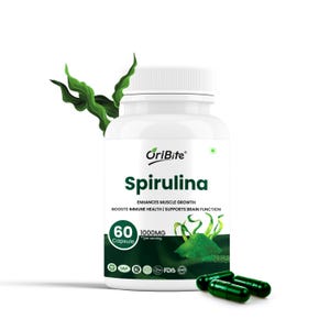 スピルリナカプセル 1000mg | 健康に良いグリーンフード 体重管理と免疫力アップ 強力な免疫力アップ