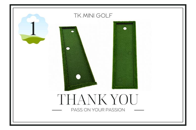 Campo de minigolf portátil ligero y entrelazado: ¡Juego completo! imagen 14