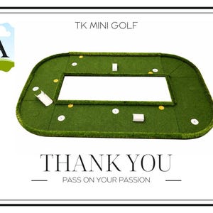 Campo de minigolf portátil ligero y entrelazado: ¡Juego completo! imagen 4