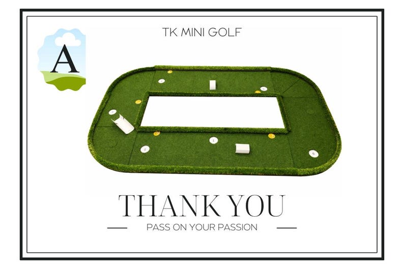 Campo de minigolf portátil ligero y entrelazado: ¡Juego completo! imagen 4