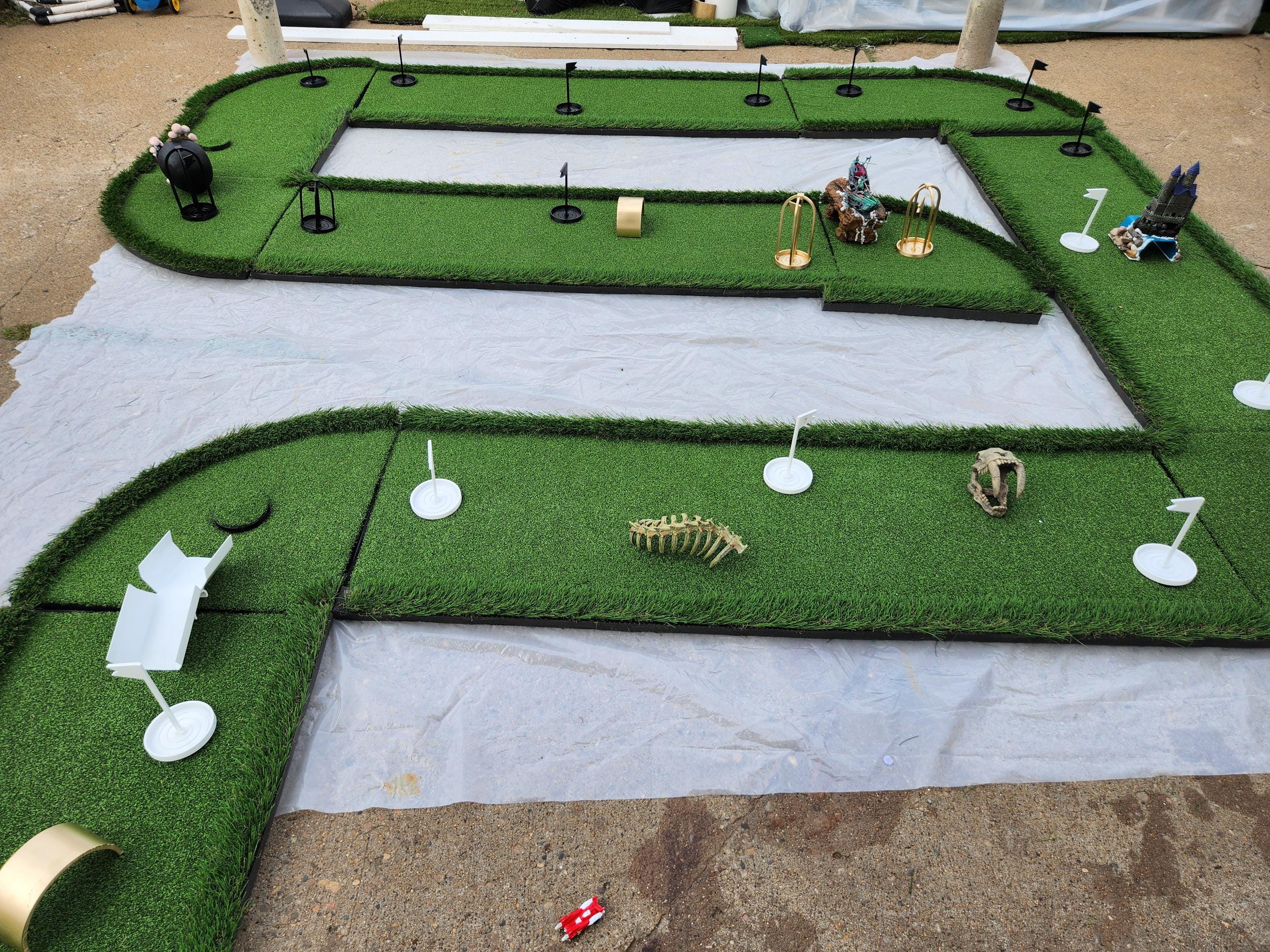 Interlocking Lightweight Portable Mini Golf Course: Complete Set! - Etsy