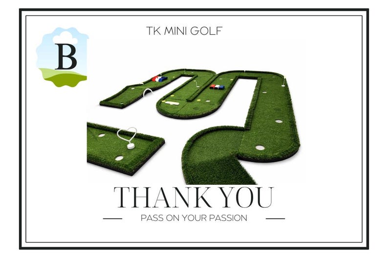 Campo de minigolf portátil ligero y entrelazado: ¡Juego completo! imagen 1