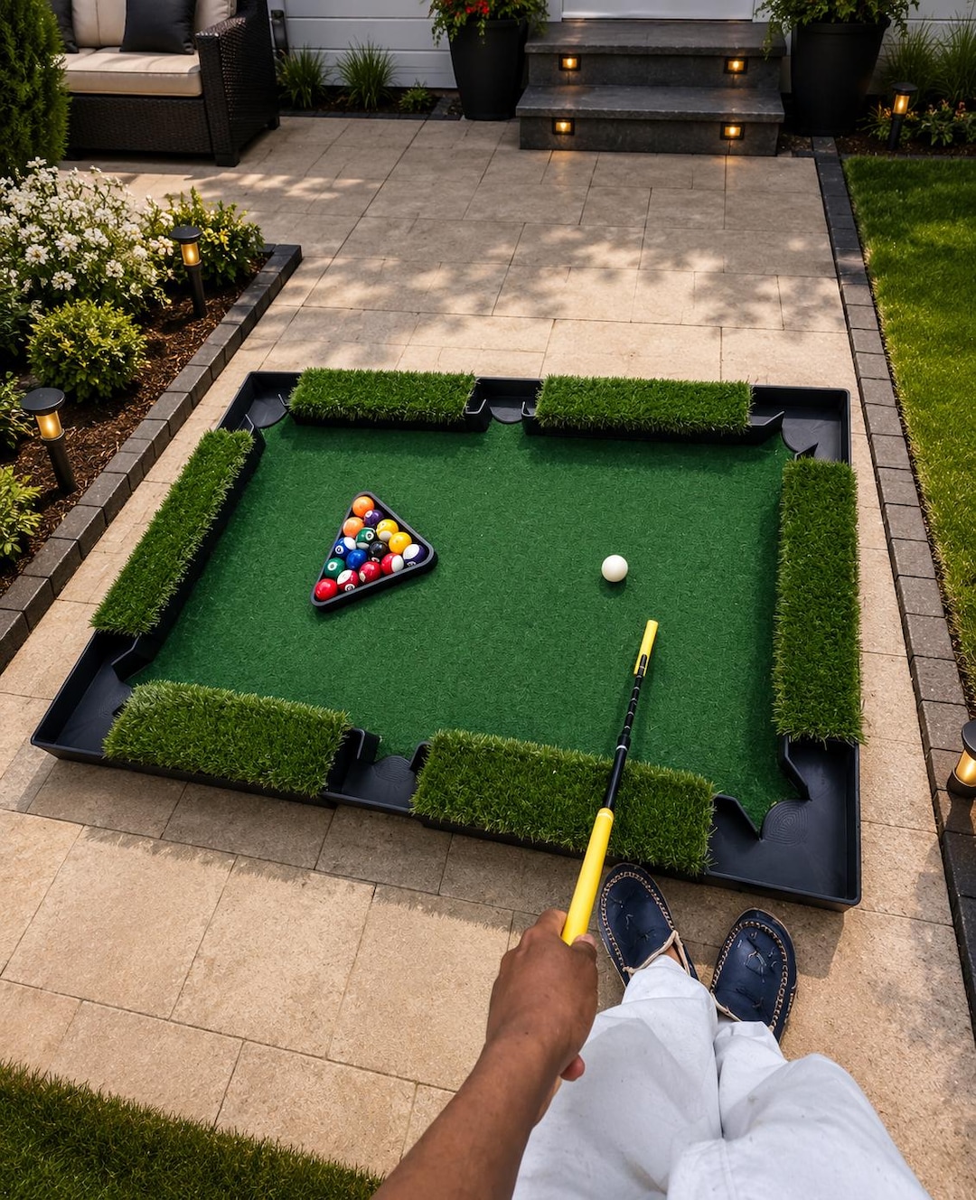 Mini Table Party Pool Portable Mini Golf Pool Table Set, Party Fun Game - Etsy
