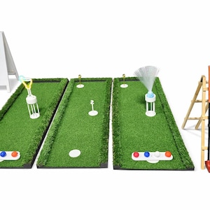Campo de minigolf portátil ligero y entrelazado: ¡Juego completo! imagen 17