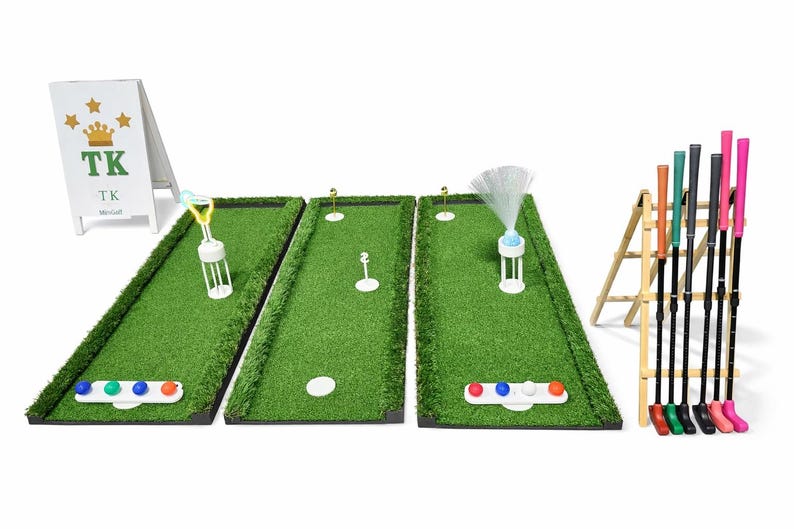 Campo de minigolf portátil ligero y entrelazado: ¡Juego completo! imagen 17