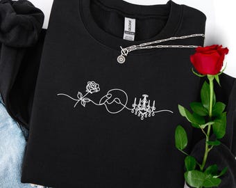 Phantom of the Opera Minimalist Line Sweatshirt: Gift for Broadway Fan, Broadway Musical Lover, Broadway Theatre Lover Gift, Broadway Shirt