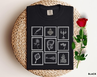Phantom of the Opera Stamp Shirt: Gift for Broadway Fan, Broadway Musical Lover, Broadway Theatre Lover Gift
