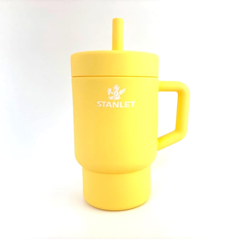 The Yellow Stanlet Tumbler | BPA-Free Silicone Cup image 1