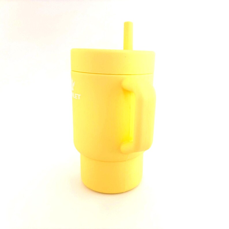 The Yellow Stanlet Tumbler | BPA-Free Silicone Cup image 3