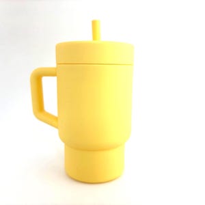 The Yellow Stanlet Tumbler | BPA-Free Silicone Cup image 5