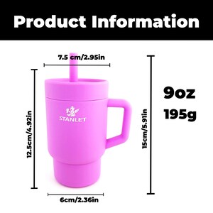 The Yellow Stanlet Tumbler | BPA-Free Silicone Cup image 6