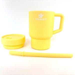 The Yellow Stanlet Tumbler | BPA-Free Silicone Cup image 2