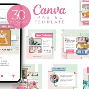 Instagram Bundle Canva | Social Media Template Canva | Instagram Templates Canva Post Story | Canva Templates | Social Media Post Story