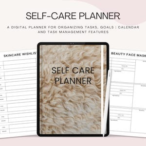 Self Care Planner Checklist for Mental Wellness | Daily Well-being Mindfulness | Self Love Journal Habit Tracker | New Year Challenge