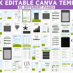 Ebook Template Canva Editable Lead Magnet Coaching Guide Book Course Creator Done for You Pastel Checklist Workbook Worksheet