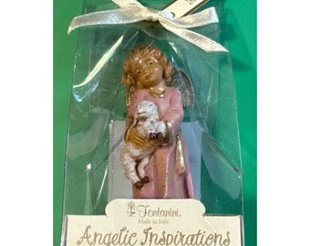 Fontanini Angel Lamb Angelic Inspirations You Are Loved RR Roman Italy 2001