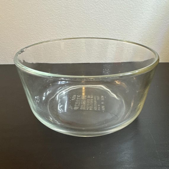 Vintage Pyrex 7201 B 25 4 Cup Clear Glass Mixing Bowl USA Made Corningware  - Etsy