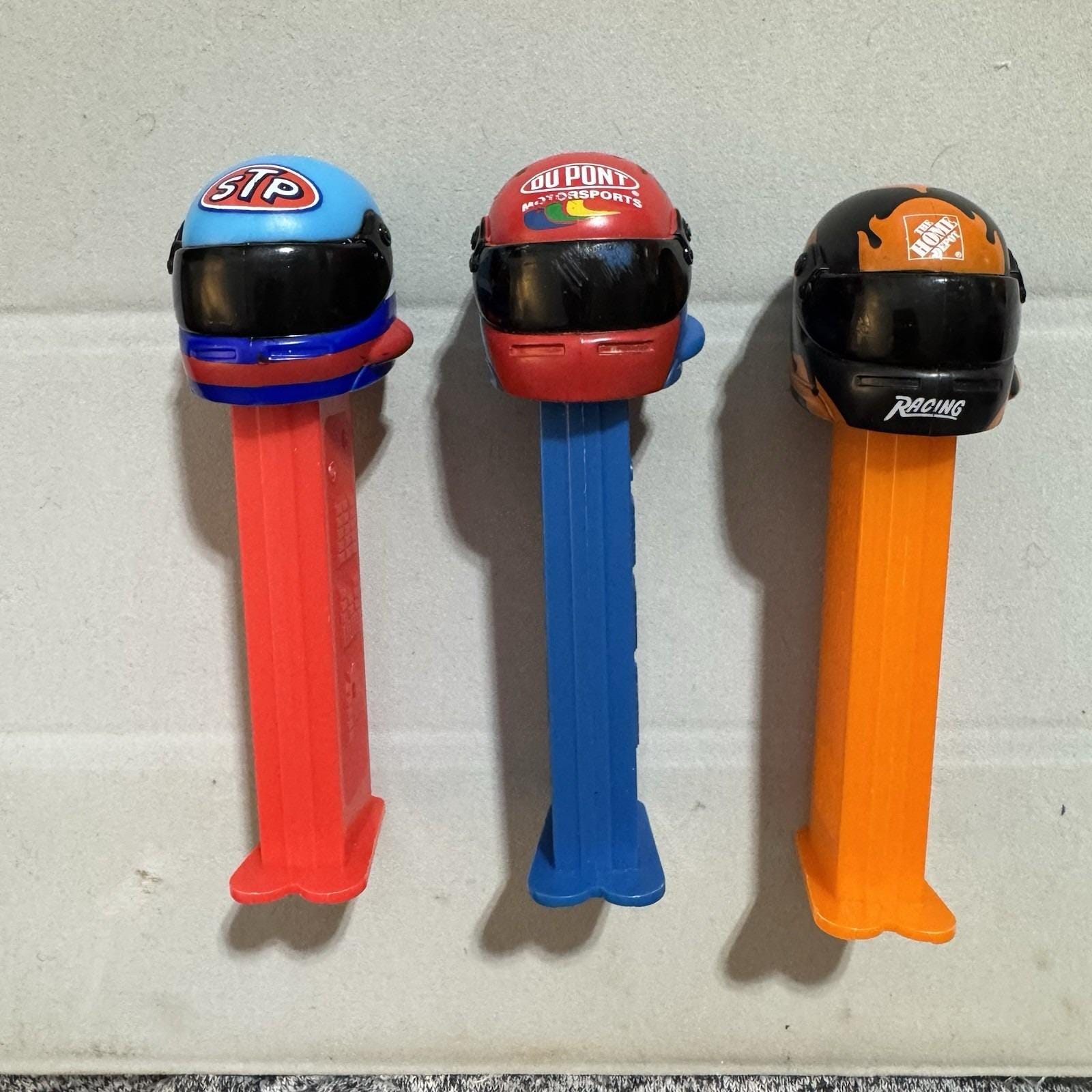Pez Nascar Helmets Candy Dispensers Lot of 3. Petty, Gordon, Home