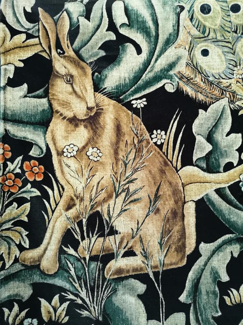 William Morris Forest Wallhanging Handmade with Zoffany Fabric Etsy