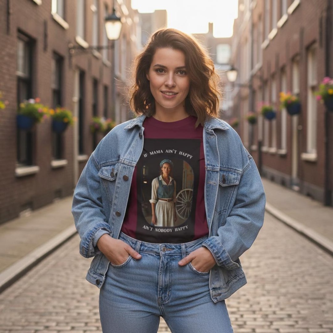 Mama Ain't Happy — Vintage Farmwoman Tee